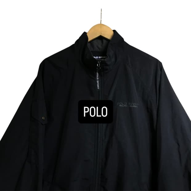 폴로 00s 블랙 나일론자켓