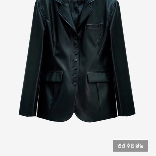 YUJI 유지 레더자켓 브라운 새상품