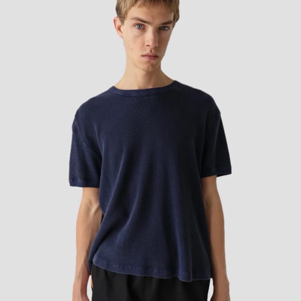 [XS,S,M]기마구아스 Max 와플 티셔츠/네이비