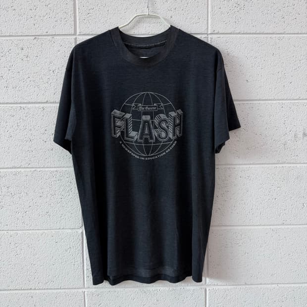 90s Vintage 50/50 Black Tshirt
