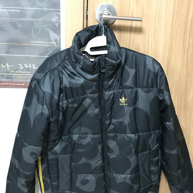 마리메꼬x아디다스 경량패딩