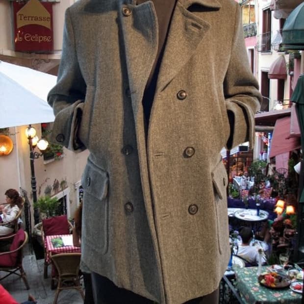 Maison Martin Margiela Grey Peacoat