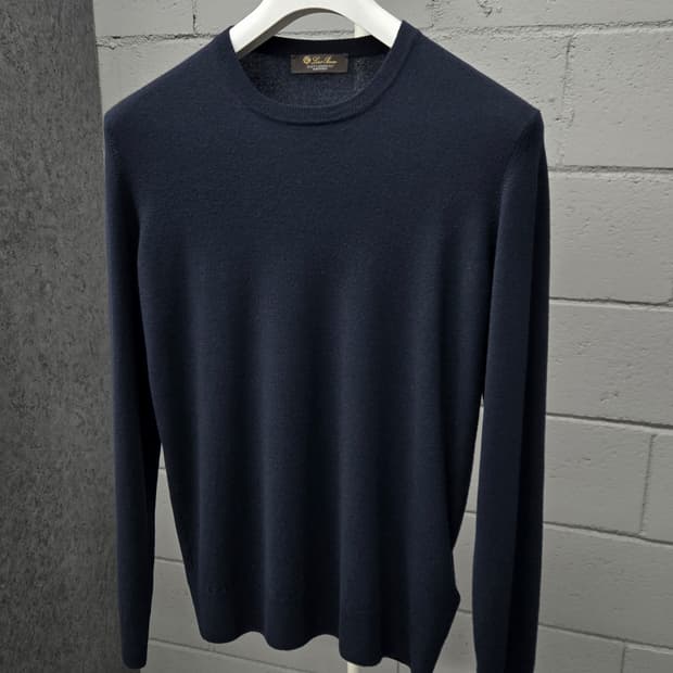 백화점판 / 로로피아나 슈퍼라이트 크루넥 베이비캐시미어 니트