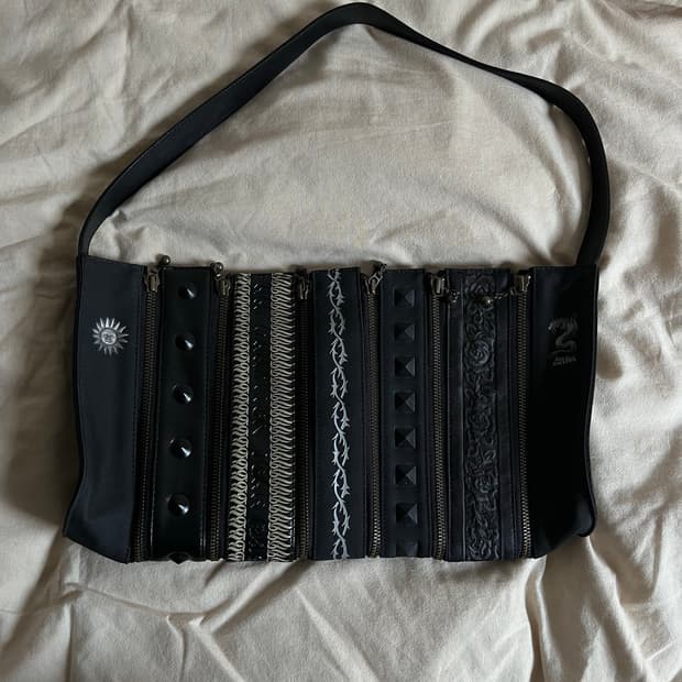 03aw jean paul gaultier multi zip 숄더백