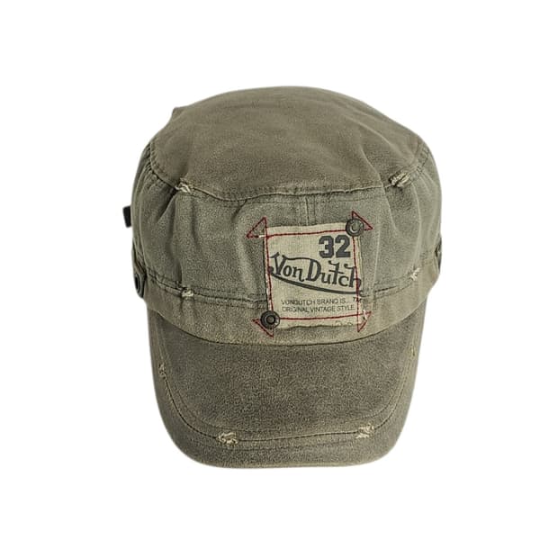 VonDuTch) 본더치 Y2K 패치 로고 밀리터리 캡