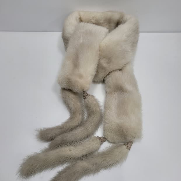 밍크 머플러 / 폭 9.5 총장 192

