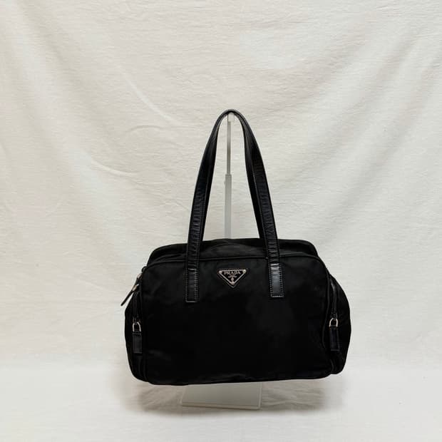 정품 프라다 포코노 나일론 블랙 토트백 바게트백 숄더백 핸드백