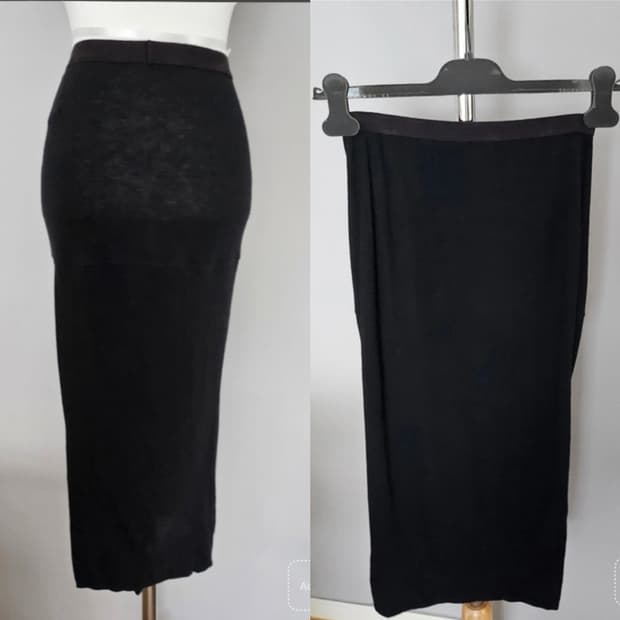 Rick Owens릭 오웬스밴딩 블랙 스커트