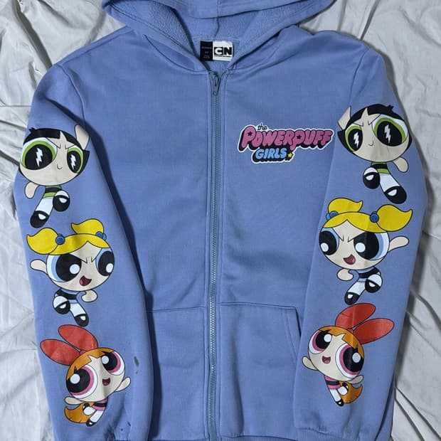 파워퍼프걸 후드집업 y2k