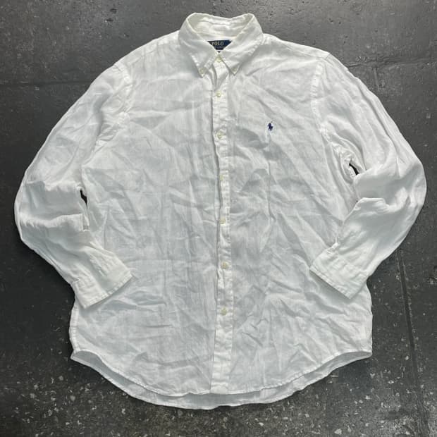 105 폴로 신형 화이트 린넨셔츠 