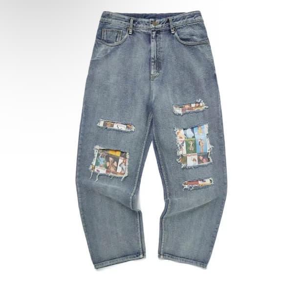 위캔더스 플레이보이 데님팬츠