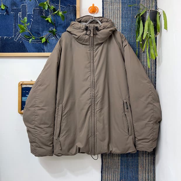 00's Montbell Puff Hoodie Brown