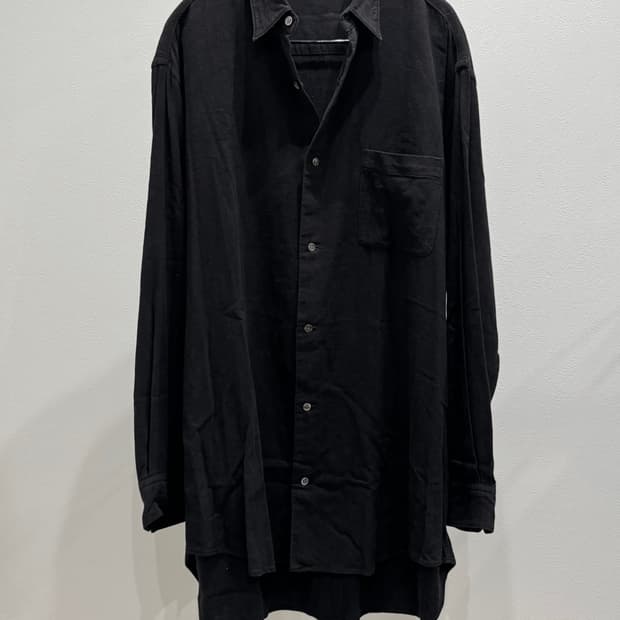 요지야마모토 00s 레이온코튼 롱셔츠