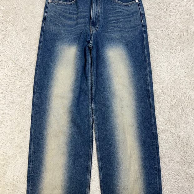 세터 와이드 워싱 데님 팬츠/#2934