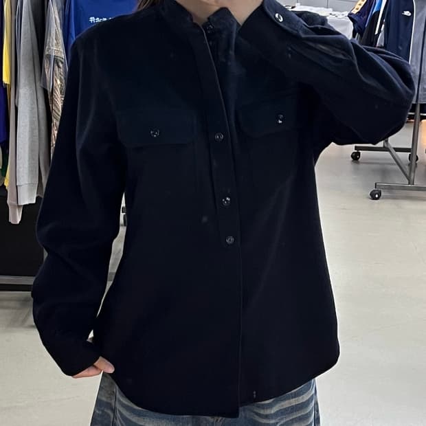 꼼데가르송 간류 울 셔츠