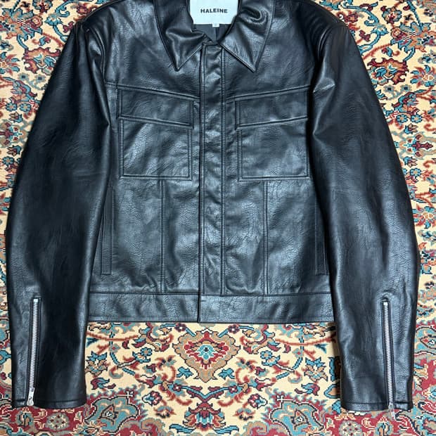 알렌느 트러커 포우 레더 자켓 사이즈2