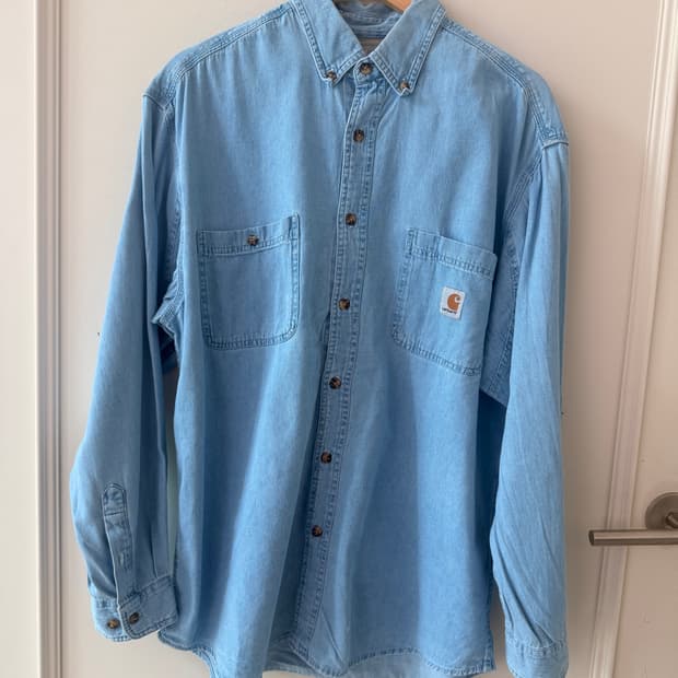 칼하트(carhartt) 데님 워크셔츠 L