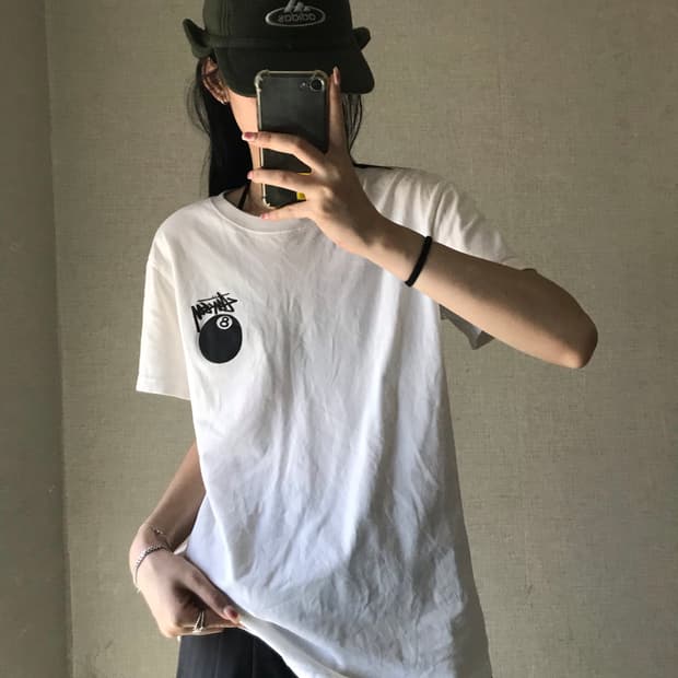 스투시 에잇볼 반팔티셔츠