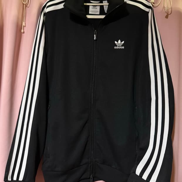 아디다스져지 아디다스 블랙 트랙탑 불꽃 파이어버드 클래식 집업 투웨이
