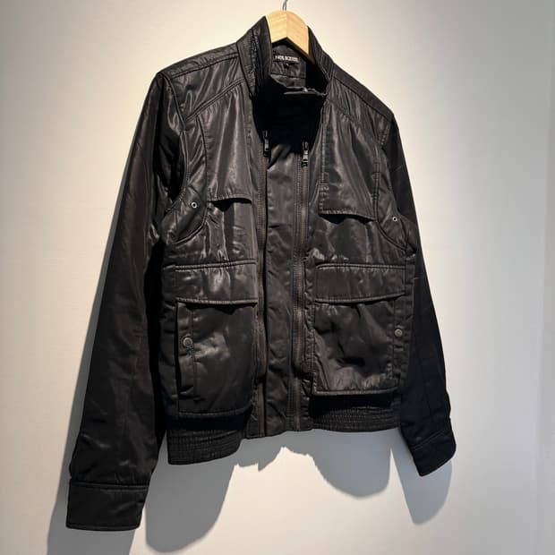 Triple-Zip Nylon Bomber