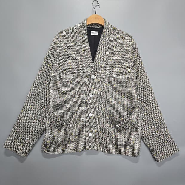 브이넥러브(VNECKLUV) 트위드 자켓 캐시미어혼방 S