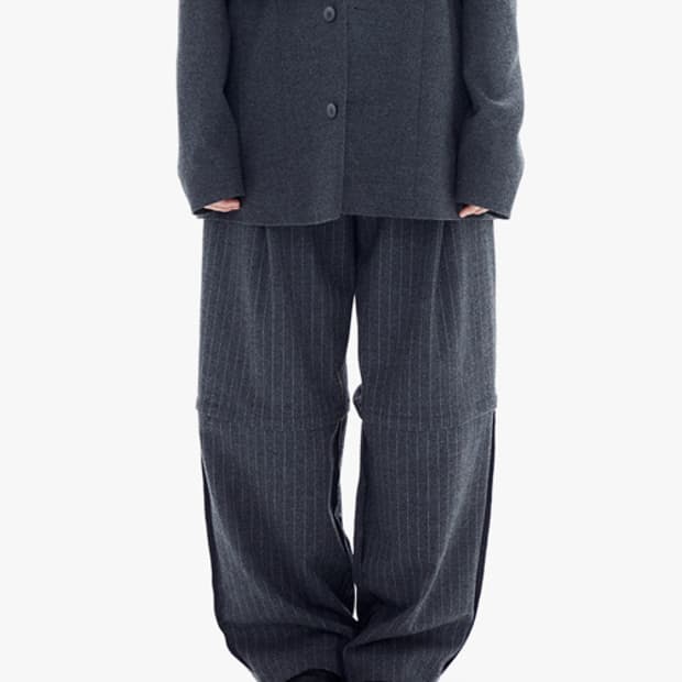 할로미늄 울 스트라이프 팬츠 2