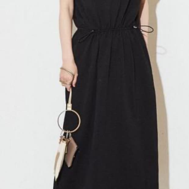 컨버스 도쿄라인 돌먼 슬리브 박시 저지 원피스 프리