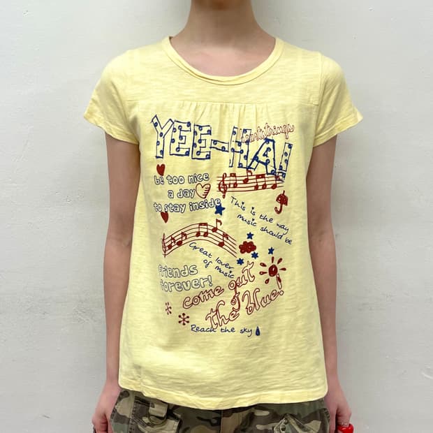 yee-han yellow note t-shirt