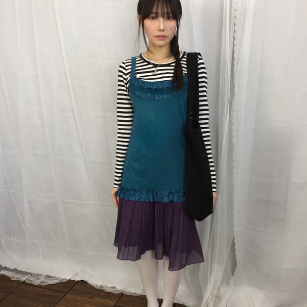 Jpn Ruffle Tiara Sleeveless T-Shirts