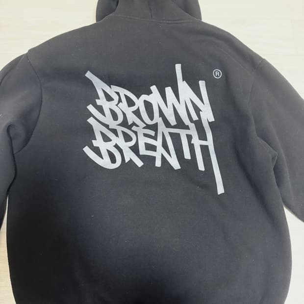 브라운브레스 후드티 블랙 s