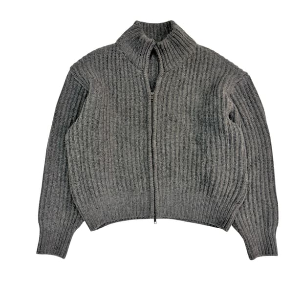 지비에이치어패럴 메리노 울 니트 자켓