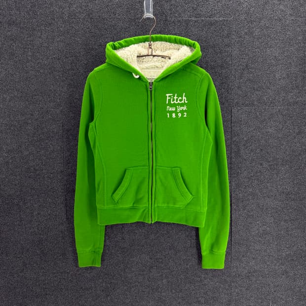 보아 양털 후드집업