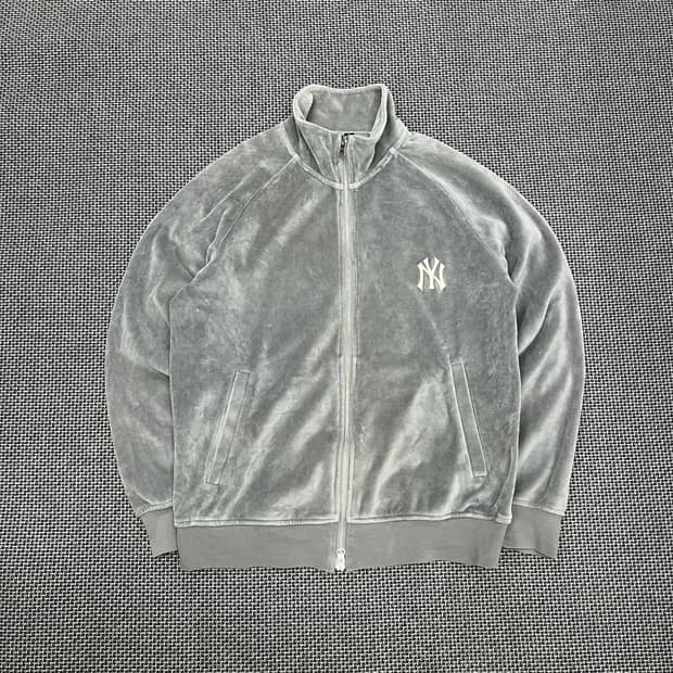 엠엘비 그레이 벨벳 집업