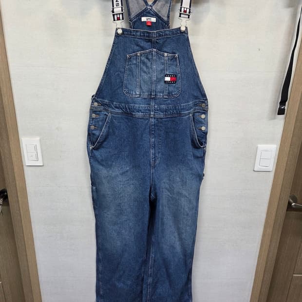 타미진스 카펜터 오버롤 데님팬츠 대략 xl