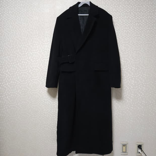 솔리드옴므 우영미 롱코트 