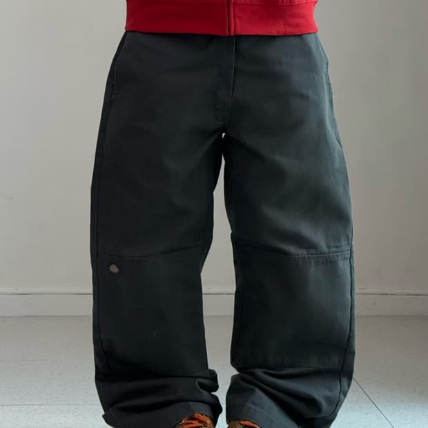 디키즈 차콜 루즈핏 팬츠