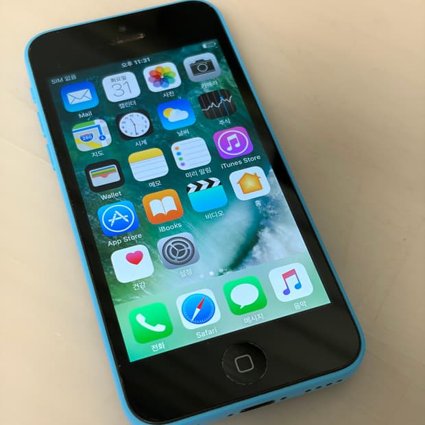 아이폰 5c 블루 16기가 #6690