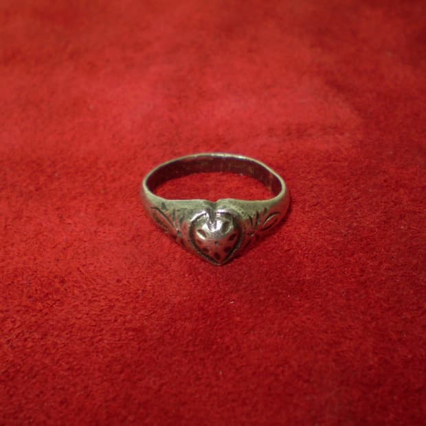 Vintage Karen Silver 링