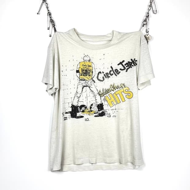 빈티지 80s Circle Jerks 티셔츠
