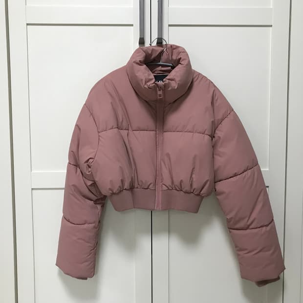 [자라] 크롭 패딩
