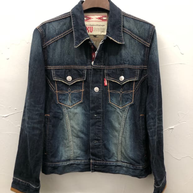 에드윈 오르테가 데님 트러커 자켓