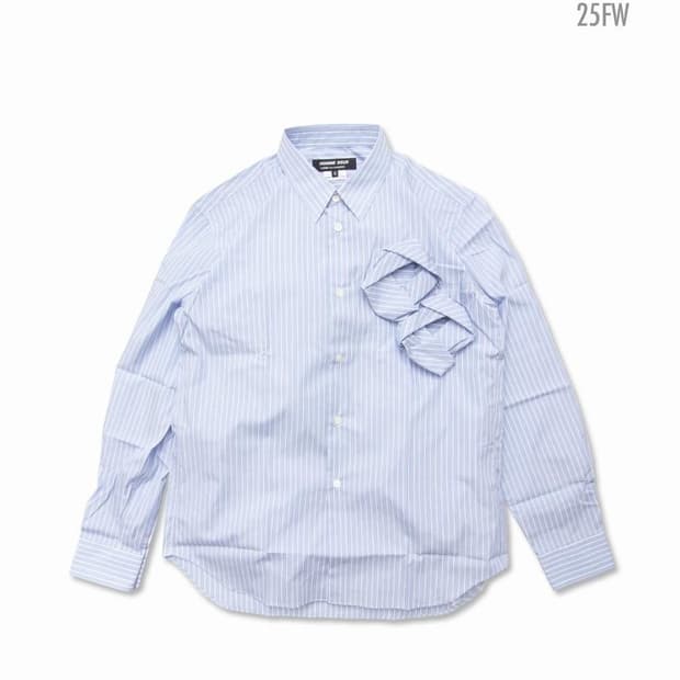 25aw 꼼데가르송 옴므듀스 입체 플라워 셔츠 xl