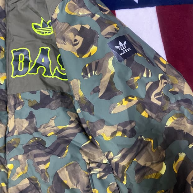아디다스 카모 보드복 자켓