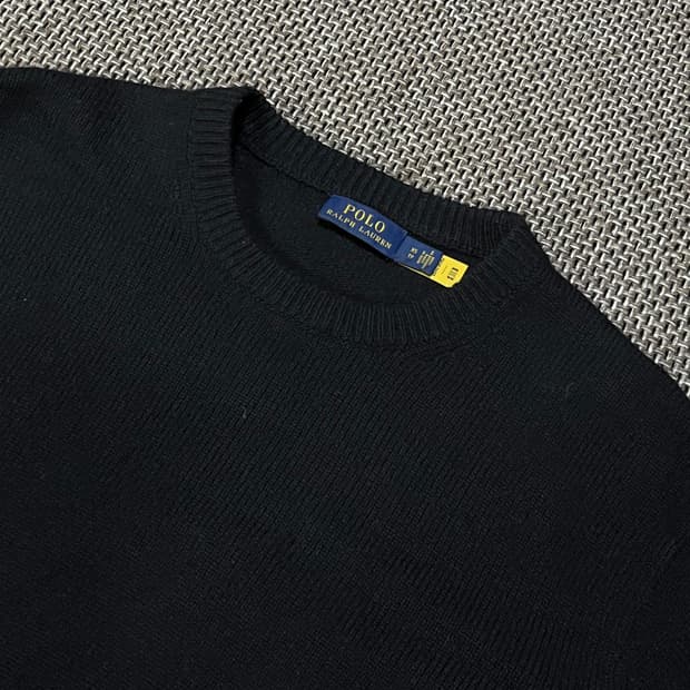 폴로 랄프로렌 블랙 니트