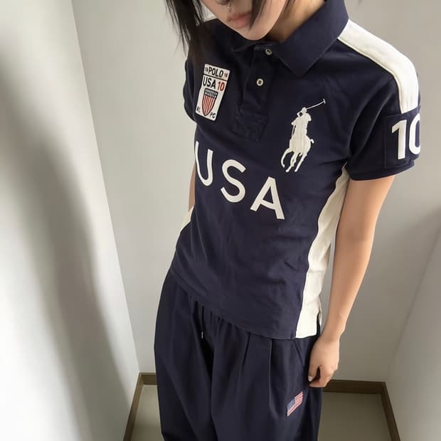 폴로 랄프 로렌 USA 빅포니 커스텀 핏 PK티