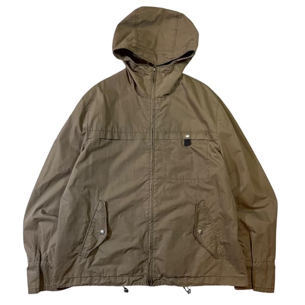 캘빈 클라인 하이넥 후드 블루종