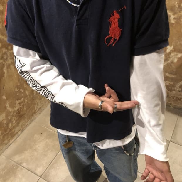 폴로 빅포니 블랙 레드