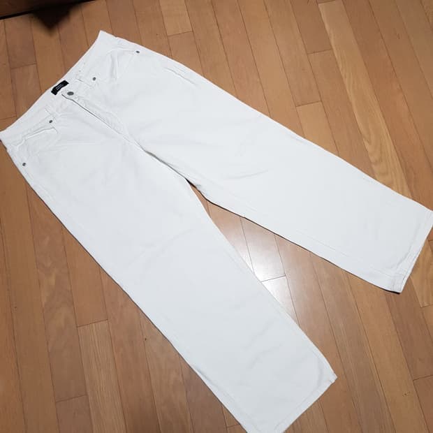 33인치/ 무신사 릴렉스핏 화이트진/데님/ 1토401-하