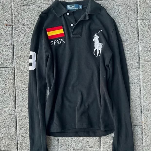 빅포니 빈티지 긴팔티셔츠