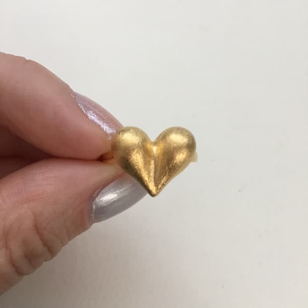 925 하트무광반지